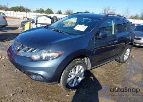 2014 Nissan Murano Sv z USA, uszkodzony, nr VIN JN8AZ1MU7EW411661